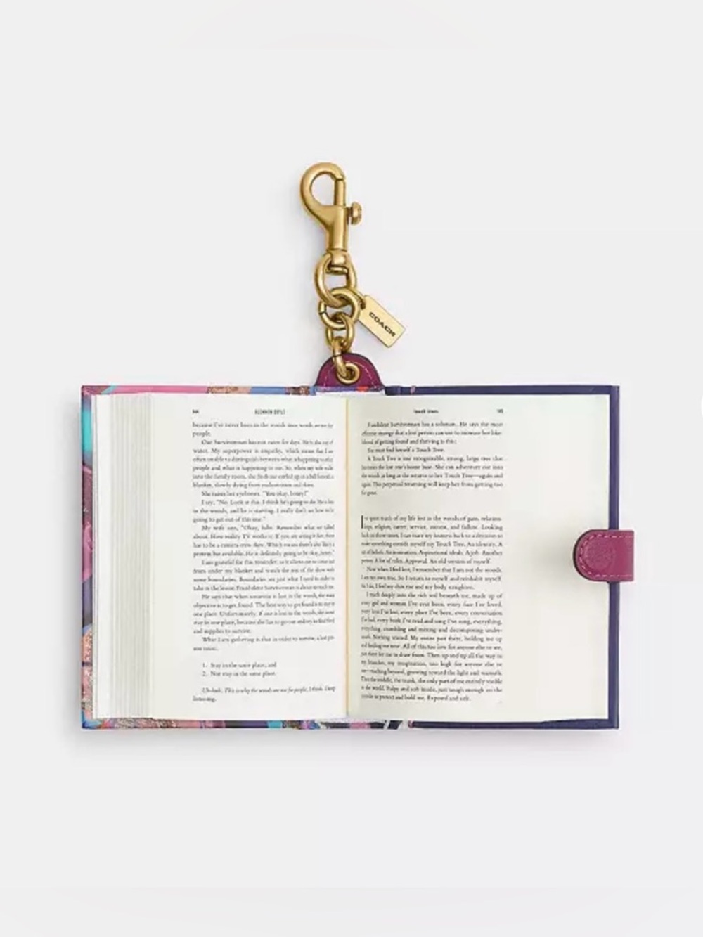 SOLD π Coach Book Bag Charm - Untamed By Glennon Doyle - Picture 3 of 7